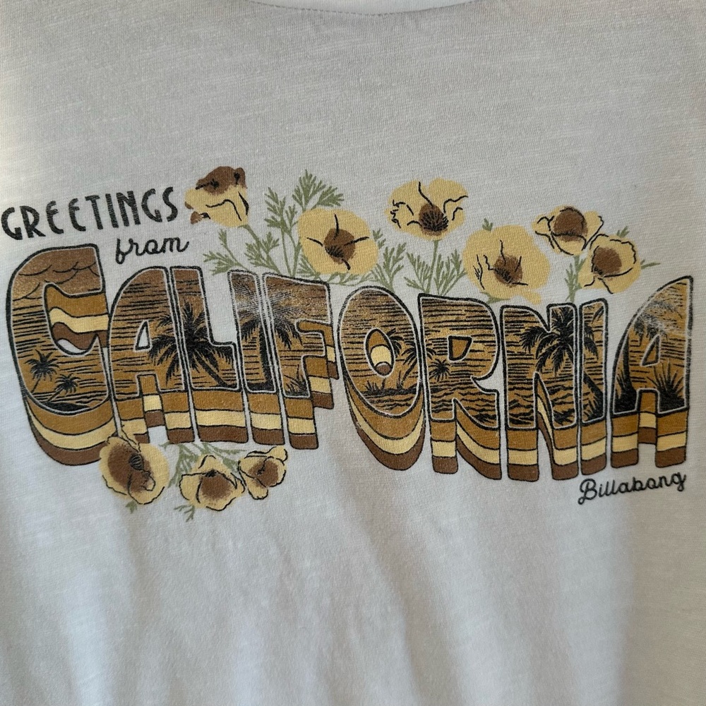 Billabong white women’s t-shirt